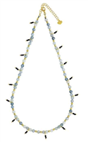 Necklace Io & Te  Woman in Silver Acquamarina CLLUACDO